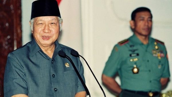 Boosted by the anti-communist purge of 1965-66, Suharto ruled Indonesia for 32 years.