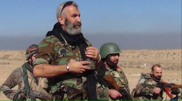 Major General Issam Zahreddine overseeing an operation near Deir Ezzor.