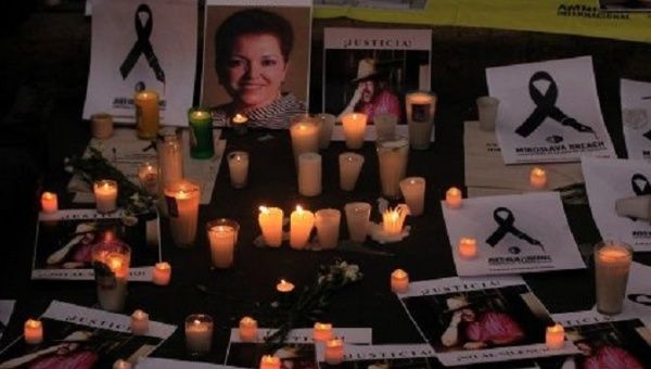 Miroslava Breach was killed on March 23 in the Mexican city of Chihuahua. 