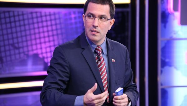 The Venezuelan Foreign Minister Jorge Arreaza