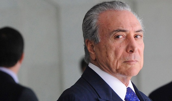 Brazilian President Michel Temer, who has successfully avoided facing trial for corruption.