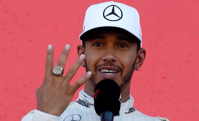 Lewis Hamilton won his fourth world title at the
