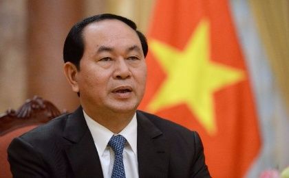 Chairman of the 25th APEC Economic Leaders Meeting, Vietnamese President Tran Dai Quang