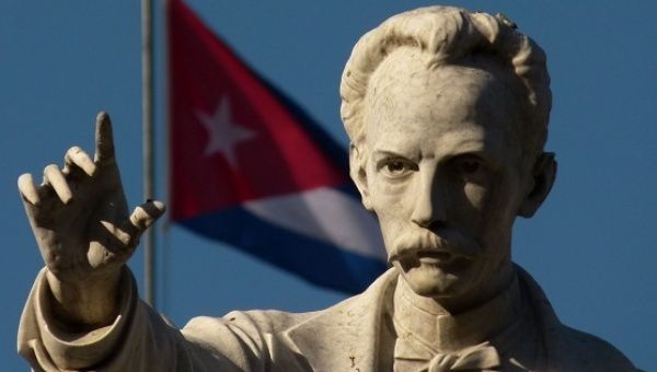 A statue of Jose Marti in Cuba. 