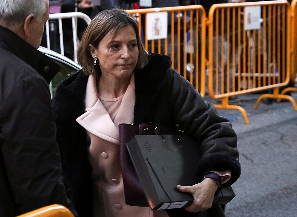 Catalonia’s Parliamentary Speaker Carme Forcadell has been released on bail by Spain’s Supreme Court.