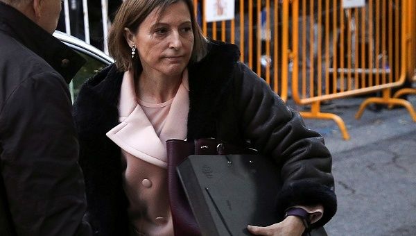 Catalonia’s Parliamentary Speaker Carme Forcadell has been released on bail by Spain’s Supreme Court. 