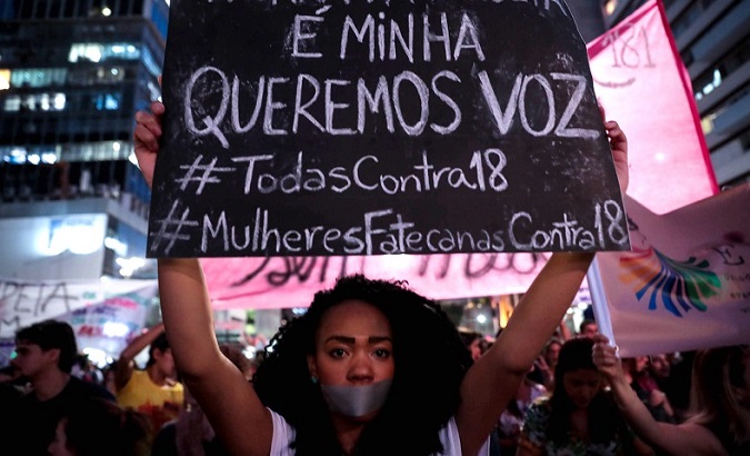 Brazil Women Protest Temer's Abortion Ban