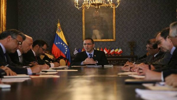 The Venezuelan Foreign Minister met with representatives of Austria, Poland, Germany, Spain, Romania, the Netherlands, France, Italy, Portugal, the United Kingdom, the EU and Greece.