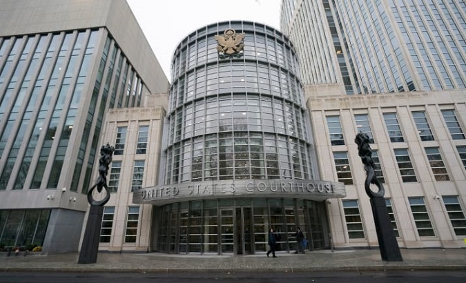The federal courthouse in Brooklyn where the FIFA trial is taking place on November 13, 2017 in New York.