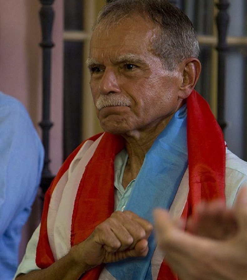 Oscar Lopez Rivera is honored by the Cuban Institute of Friendship with the Peoples, who is hosting his visit.