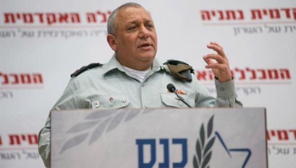 Israeli military chief of staff Gadi Eizenkot (FILE).