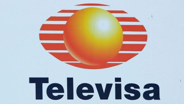 The logo of broadcaster Televisa is pictured at a truck in Ciudad Juarez, Mexico, Nov. 16, 2017. Picture taken Nov. 16, 2017. 