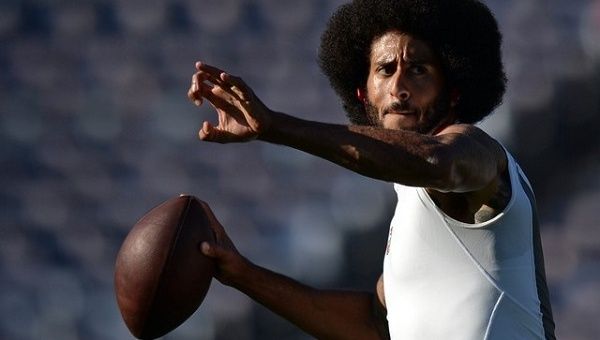 Colin Kaepernick, who kneeled for the national anthem at an NFL game to demonstrate against racism, prompted a protest movement that has swept the United States.