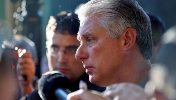 Cuba's First Vice-President Miguel Diaz-Canel.