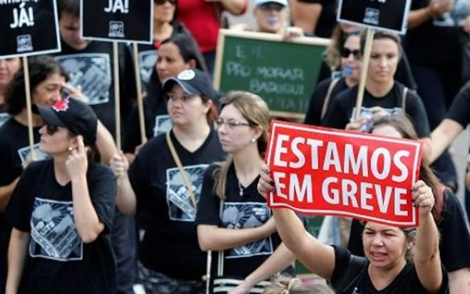 Massive protests took place across Brazil against a comprehensive labour reform that the people believe only benefits big business.