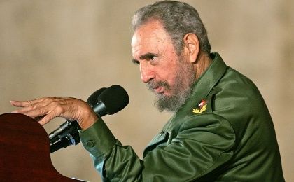 The late revolutionary Cuban leader Fidel Castro.