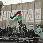 Graffiti art on Israel's illegal separation wall in Bethlehem, April, 2012. 