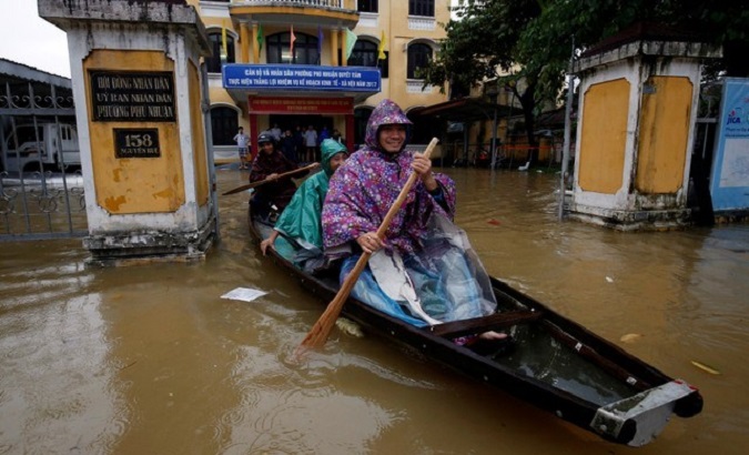 Typhoon Damrey hit Vietnam with unbelievable force, damaging more than 40,000 homes, tearing down electricity poles and ripping trees out by the roots.