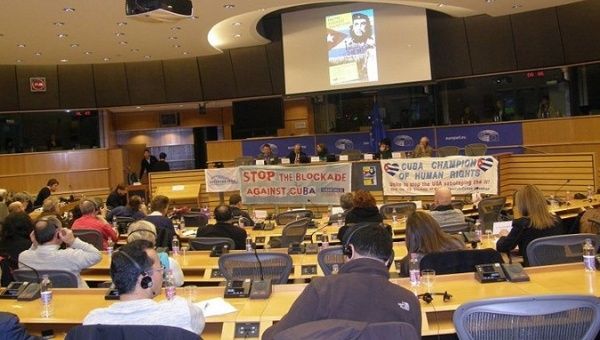 The European Parliament described the Cuban blockade as 