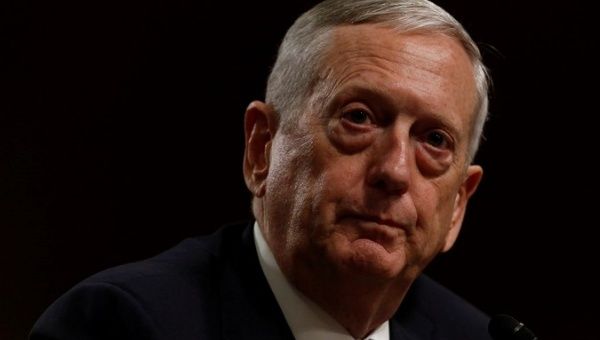 U.S. Marine Corps General James Mattis testifies before a Senate Armed Services Committee hearing on his nomination to serve as defense secretary in Washington, U.S. January 12, 2017. 