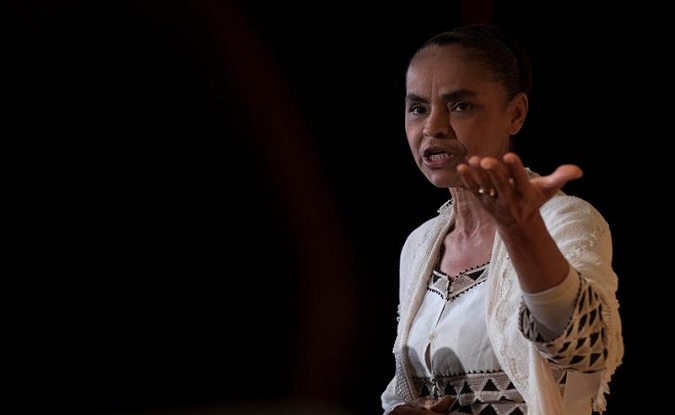 Evangelical environmentalist Marina Silva, who founded the Sustainability Network party she now leads.