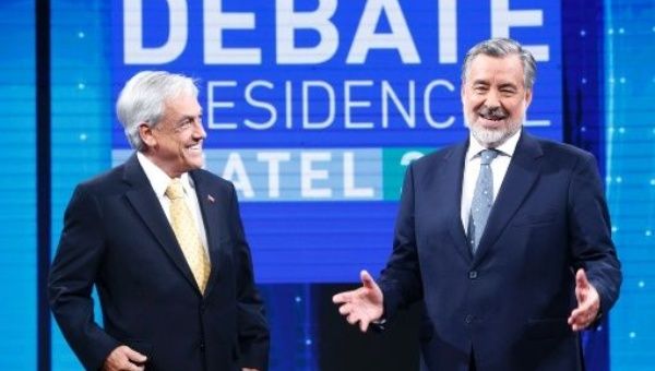 Chilean presidential candidates, leftist Alejandro Guillier and right-wing ex-President Sebastian Pinera, participated in a debate.