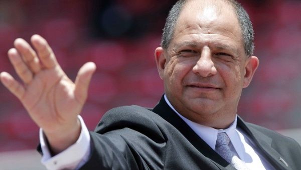 Luis Guillermo Solis said he would never allow any act of 