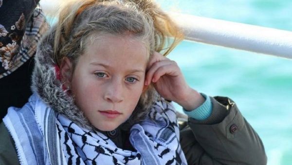 Ahed al-Tamimi, the fearless 16-year-old Palestinian girl nicknamed 'Shirley Temper.'