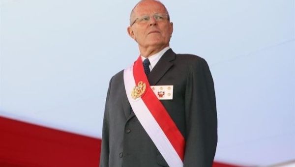 Peruvian President Pedro Pablo Kuczynski, who stands accused of corruption in the ongoing Odebrecht scandal.