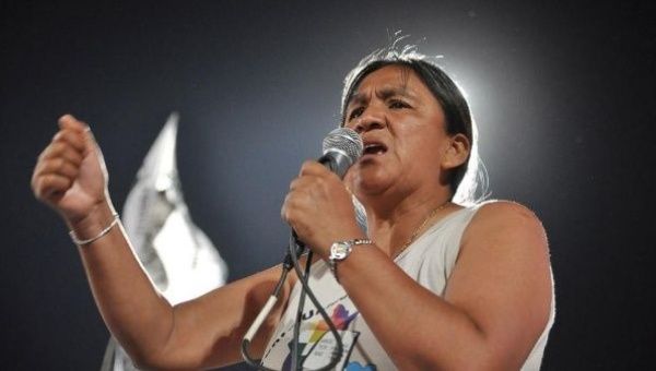 Indigenous Argentine activist Milagro Sala has penned an open letter expressing her wish that Argentina 