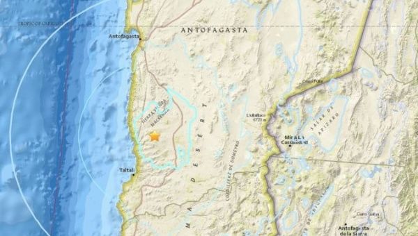 Chile is known for experiencing high earthquake activity.