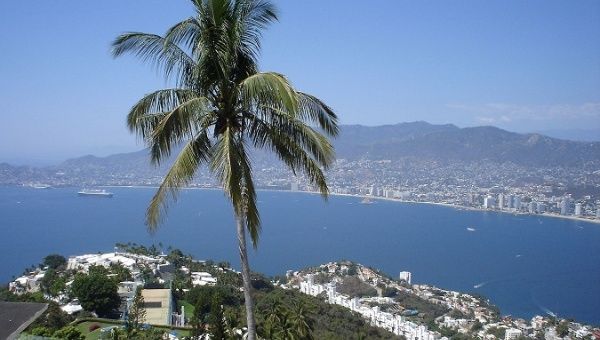Acapulco's coastline.