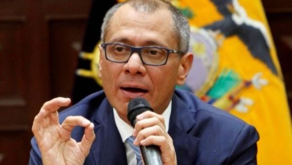 Ecuador's suspended Vice-President Jorge Glas, who is battling impeachment for his role in the Odebrecht corruption scandal.