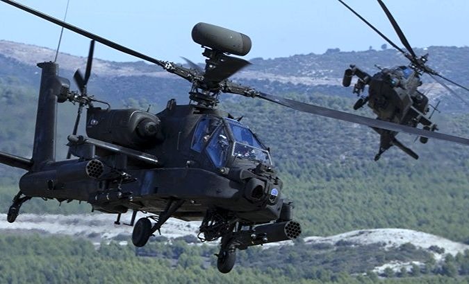 The Army’s 4th Infantry Division's AH-64 Apache chopper was based in Fort Carson, Colorado.
