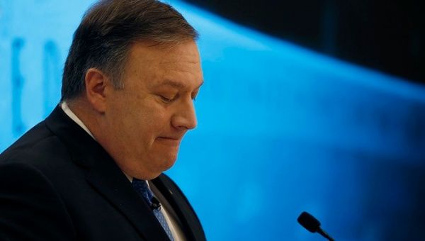 CIA Director Mike Pompeo delivers remarks at 