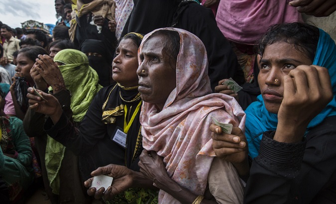 More than 688,000 Muslim Rohingya have fled to Bangladesh since Aug. 25, 2017 after the Myanmar military cracked down in the northern part of Rakhine state.