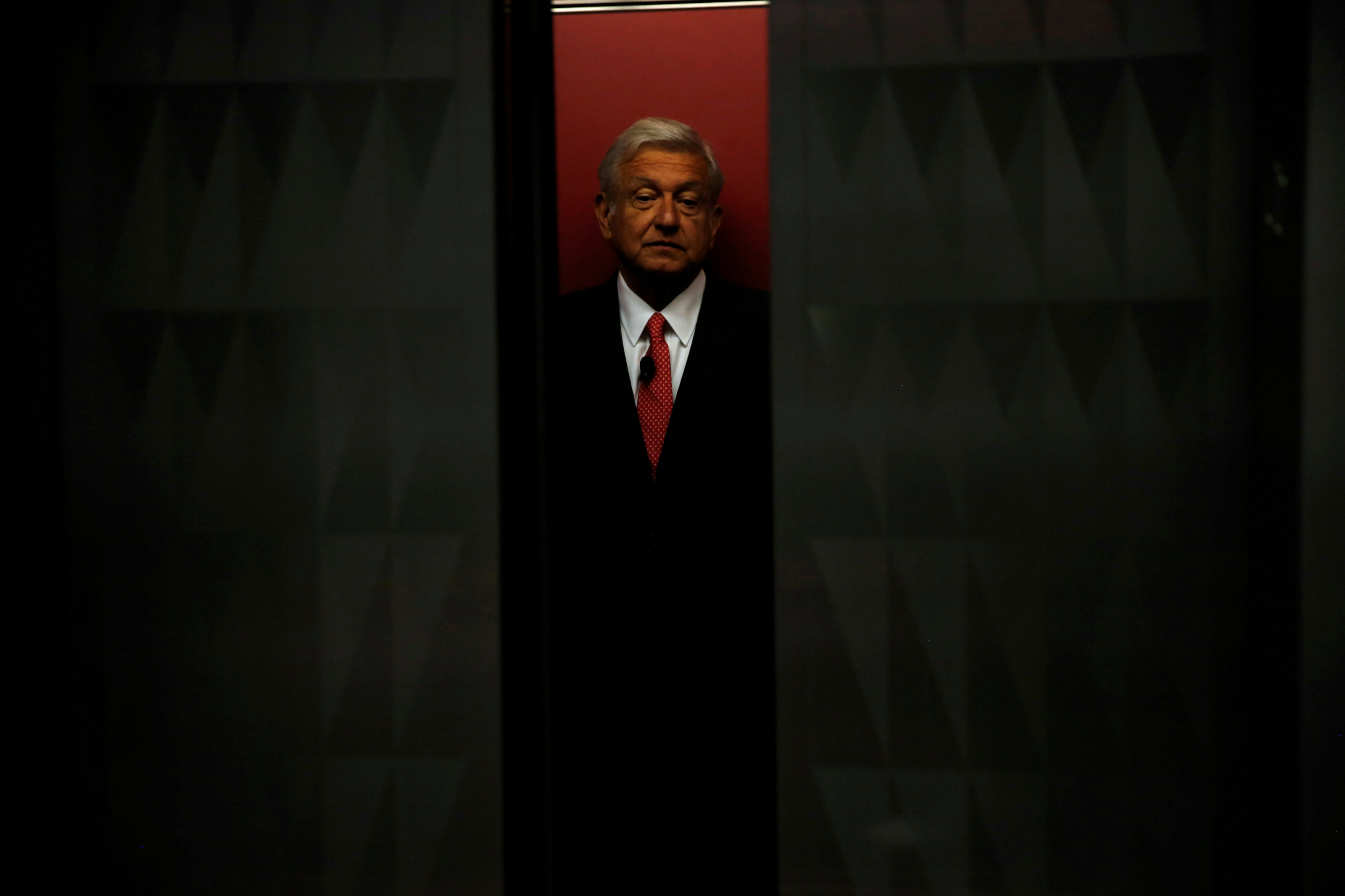 Mexican presidential candidate Andres Manuel Lopez Obrador, of the Movement for National Renewal (MORENA) party.