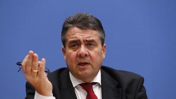 German Economy Minister Sigmar Gabriel gives an economic outlook for 2017 in Berlin, Germany,