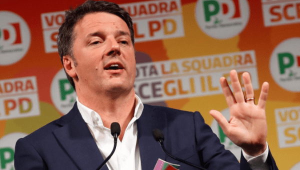 Italy's ruling centre-left Democratic Party (PD) leader Matteo Renzi gestures as he talks during an electoral rally in Rome, Italy February 5, 2018. 