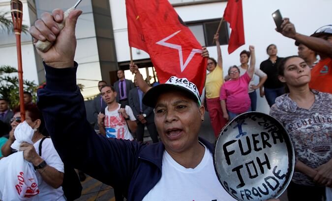 Hondurans continue to organize protests against electoral fraud.