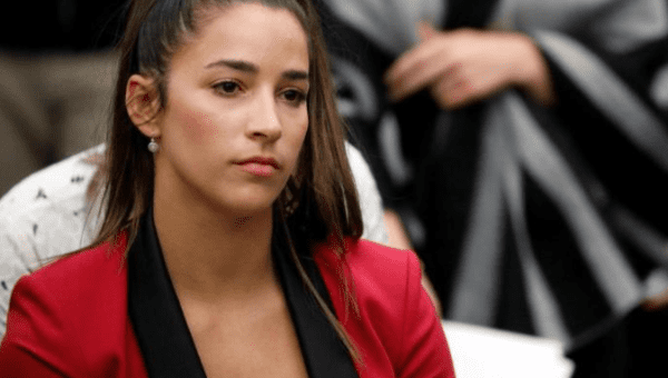 Olympic gold medalist Aly Raisman appears at the sex-abuse sentencing for former U.S. gymnastics team doctor Larry Nassar.