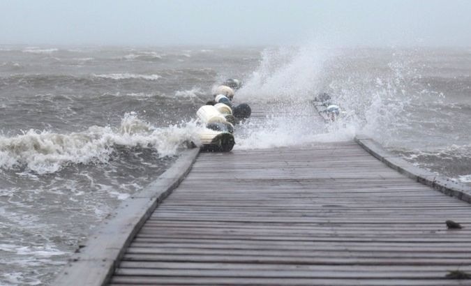 Several docks and sections of a boatyard in Catano were damaged.