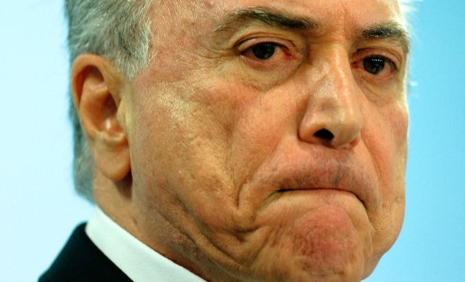 Embattled Brazilian President Michel Temer.