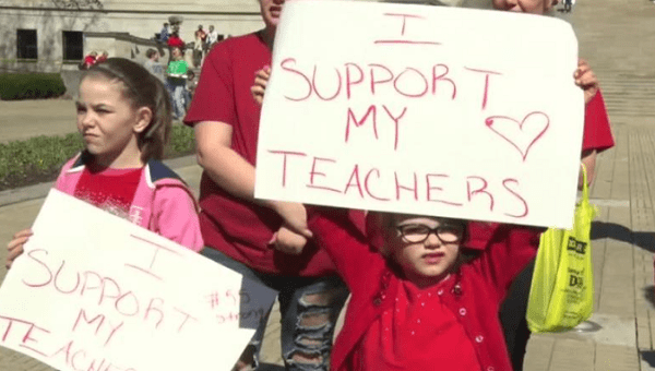 The Oklahoma teachers' collective petitioned and created a Facebook group to mobilize teachers in the state. 