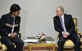 Evo Morales expressed his solidarity with Russia and President Vladimir Putin amid attacks by the United States and Europe.