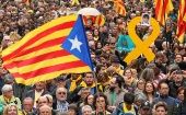 El pueblo catalán ha exigido varias veces la liberación de los presos políticos.