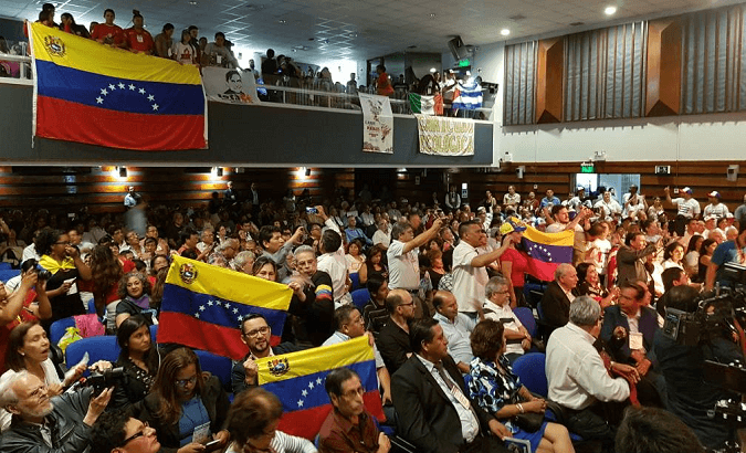 Delegations at the Peoples' Summit.