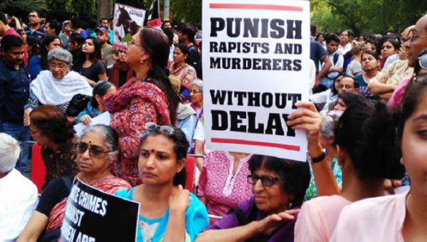 Thousands took to streets in India's capital, New Delhi, denouncing the rape of Asifa and government's inaction. 