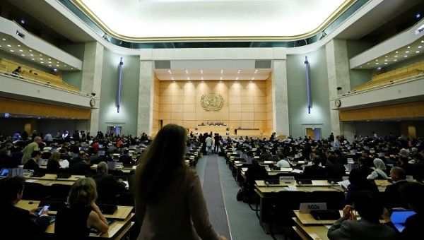 Overview of the 2nd Preparatory session of the 2020 Non Proliferation Treaty (NPT) Review Conference at the United Nations in Geneva, Switzerland April 23, 2018. 