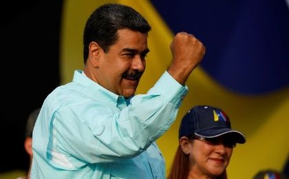 President Maduro in the campaign trail. 